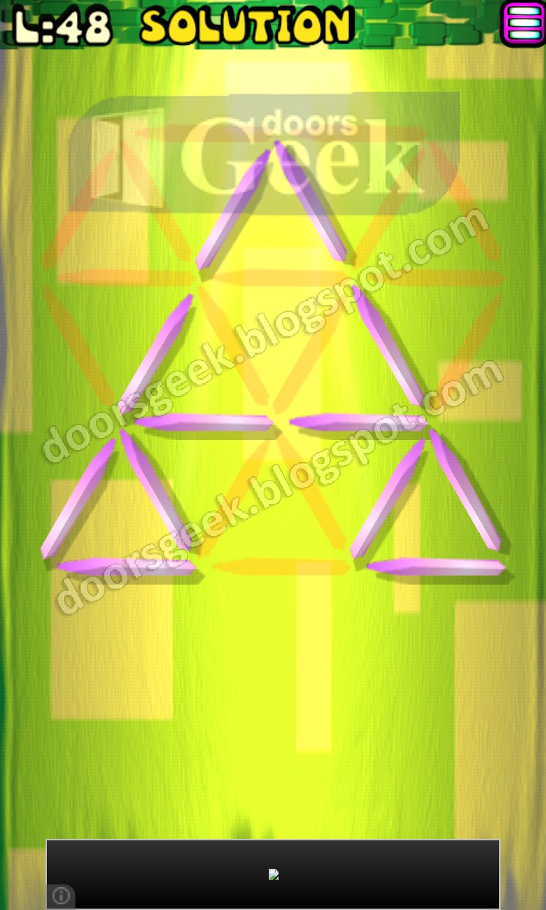 Matches Puzzle [Episode 1] Level 48 Solution Doors Geek